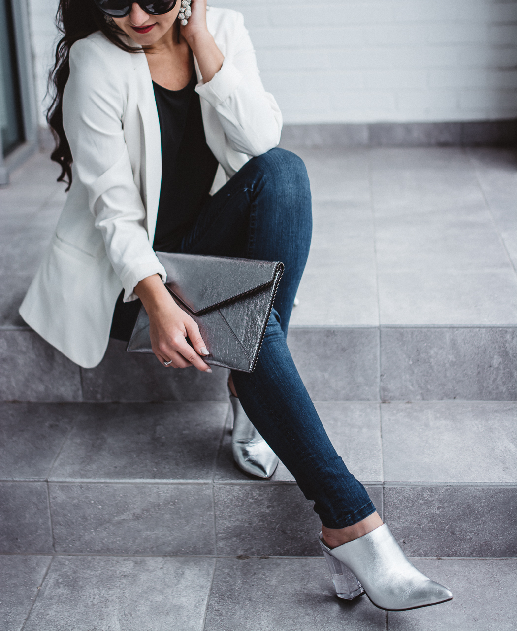 How To Wear A White Blazer