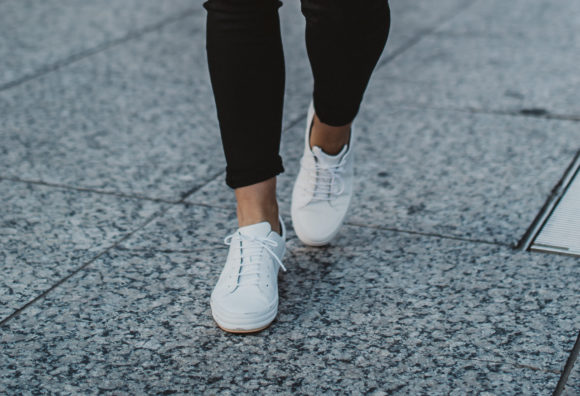 white sneakers for fall