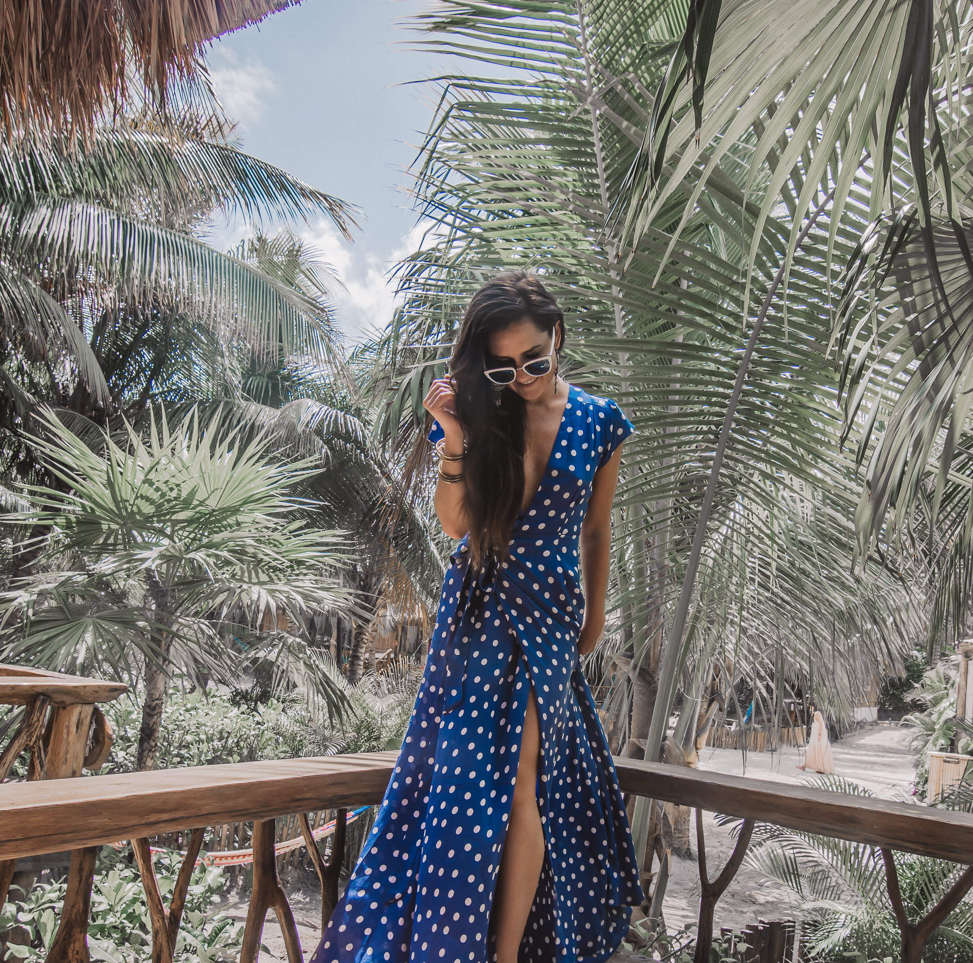 tularosa polka dot dress