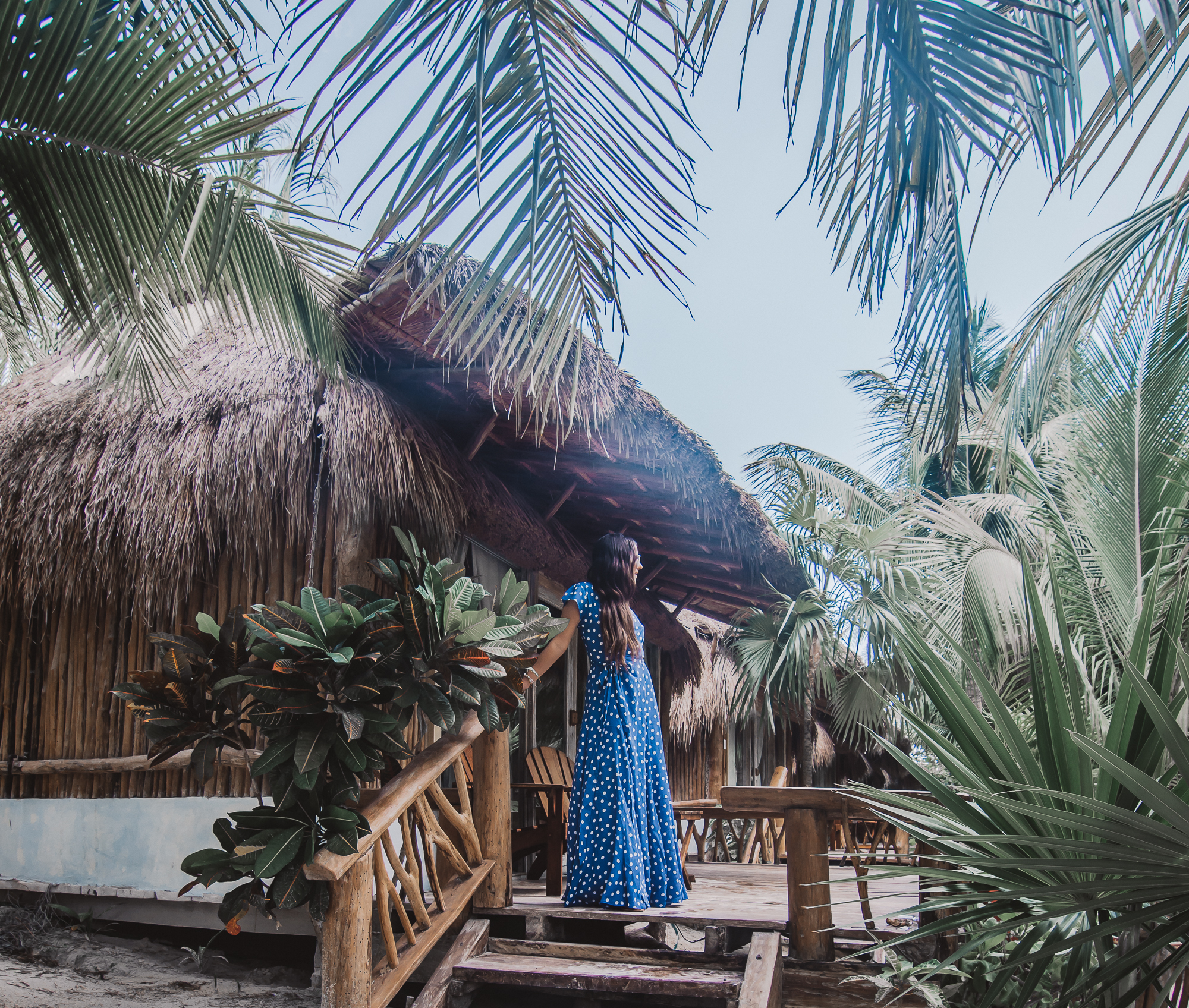 tularosa maxi dress blue