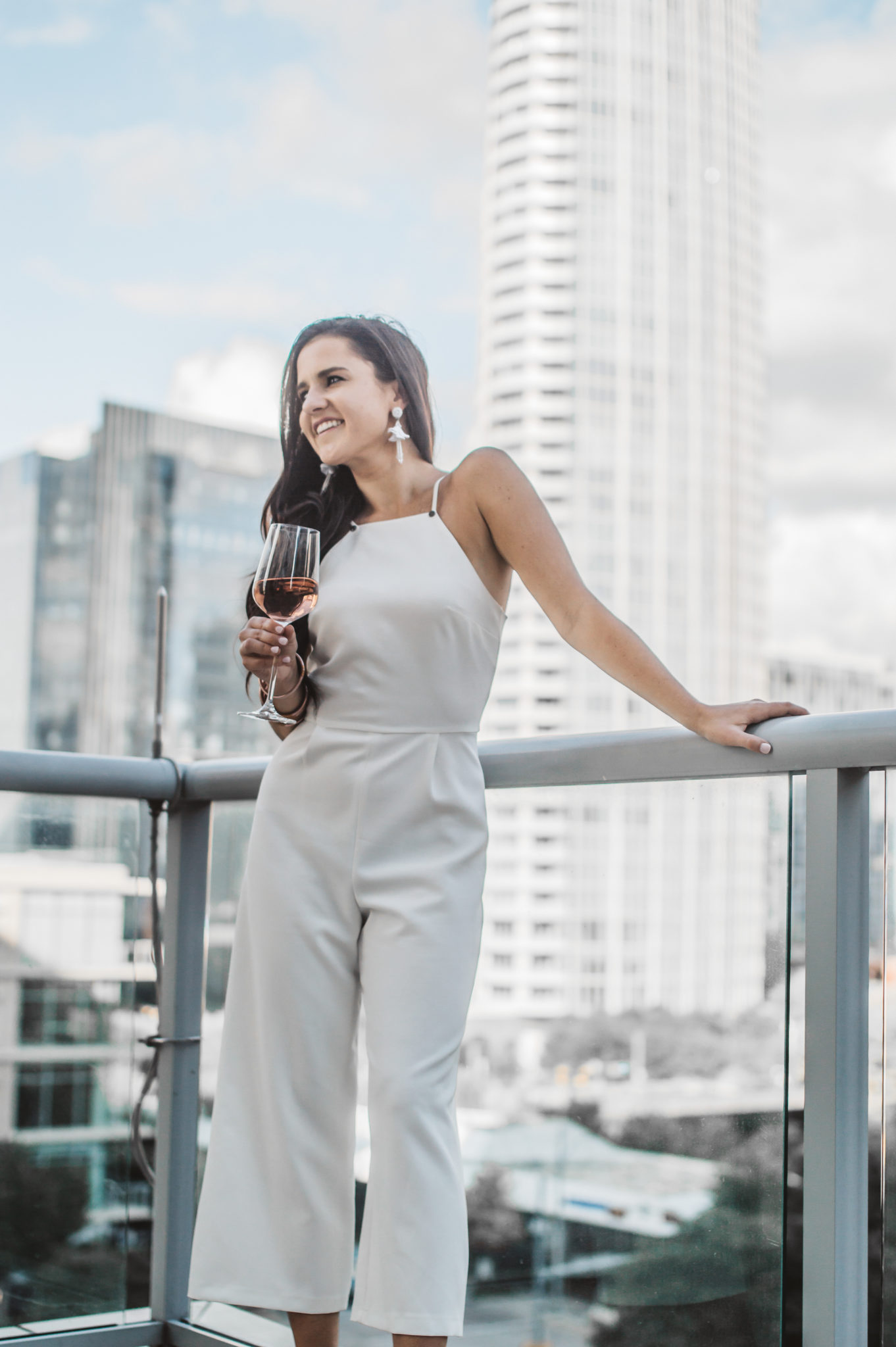 white culottes jumpsuit