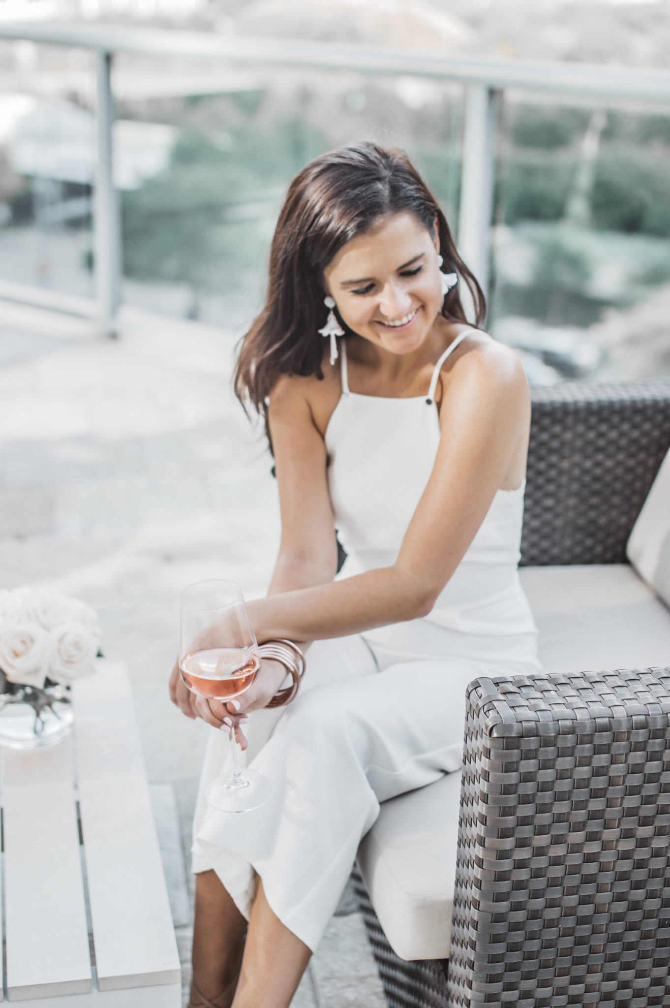 white culottes jumpsuit