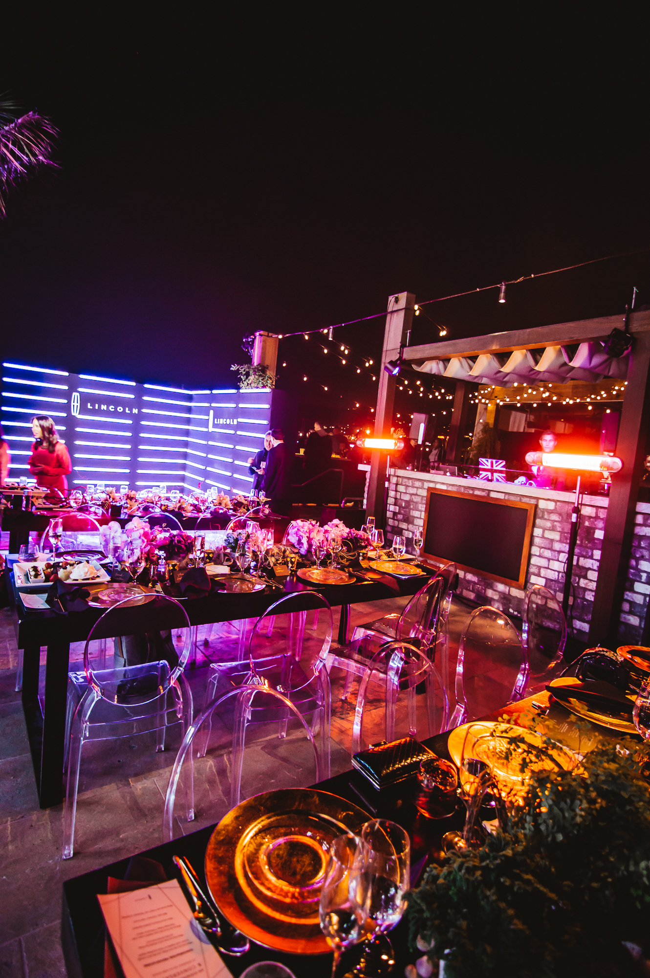 Dream Hollywood Hotel Rooftop Lincoln Event