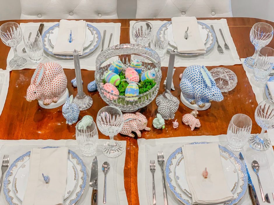 Formal Easter Tablescape