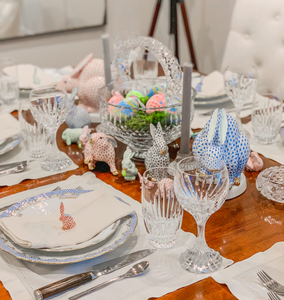 Formal Easter Table Decor