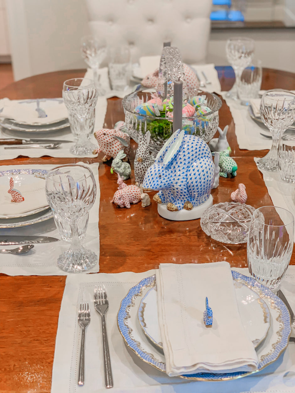 Herend Table Setting For Easter