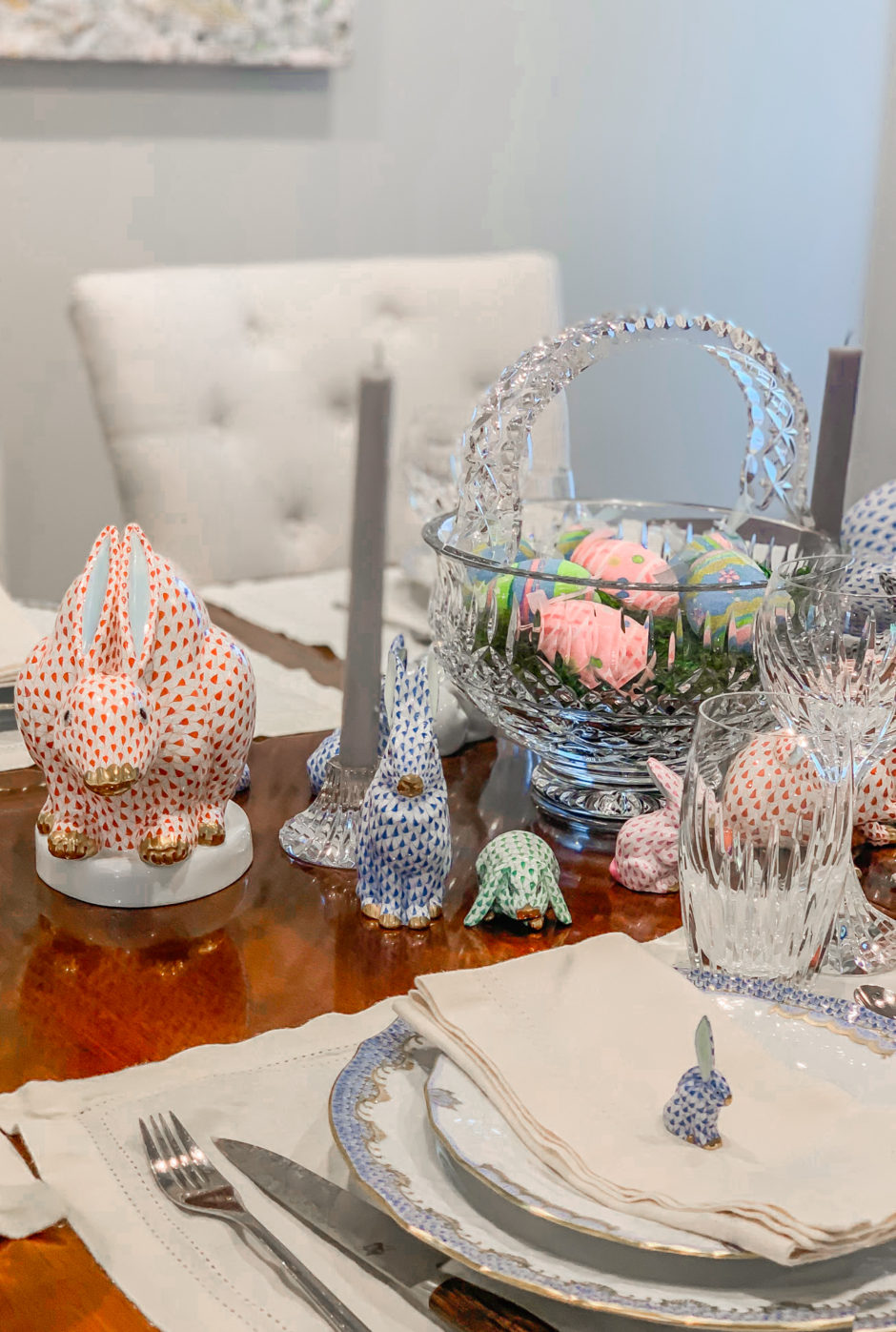 Elegant Easter Table Setting