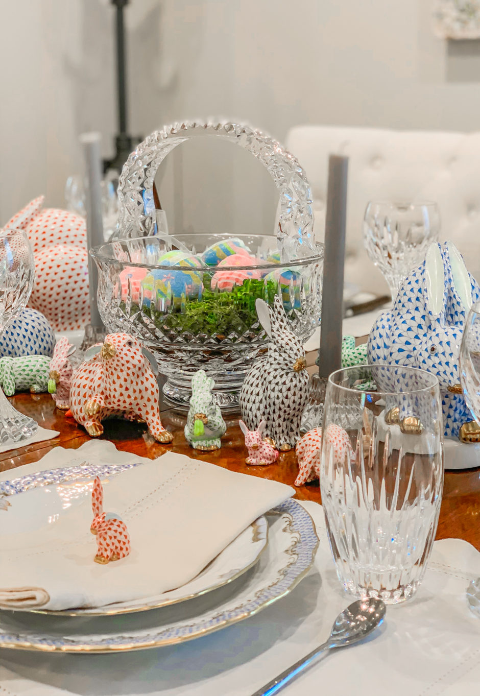 Herend Figurine Table Setting