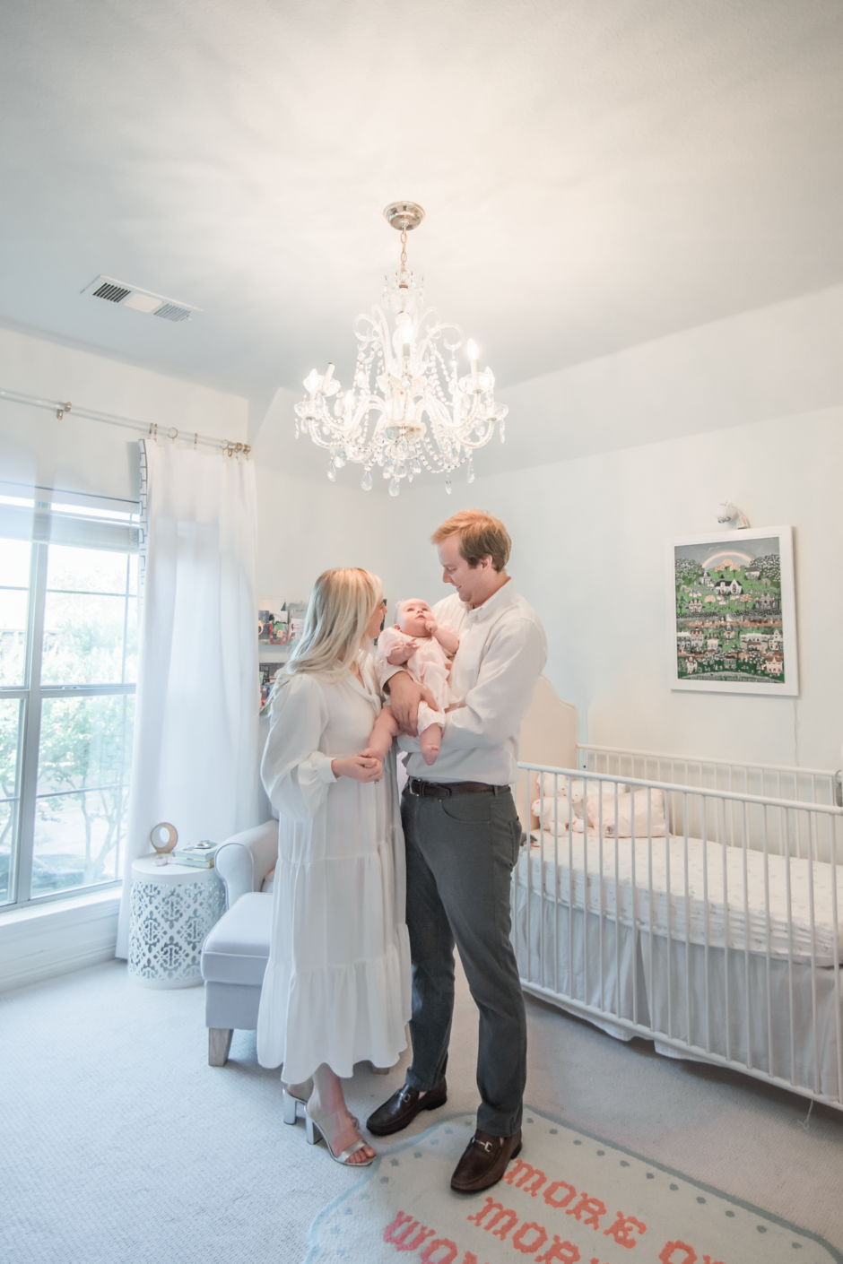 Feminine Nursery Chandelier