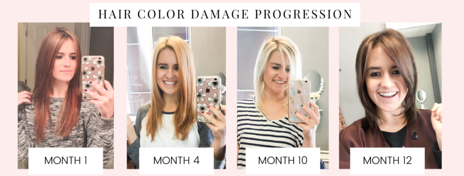 Brunette to Blonde Damage