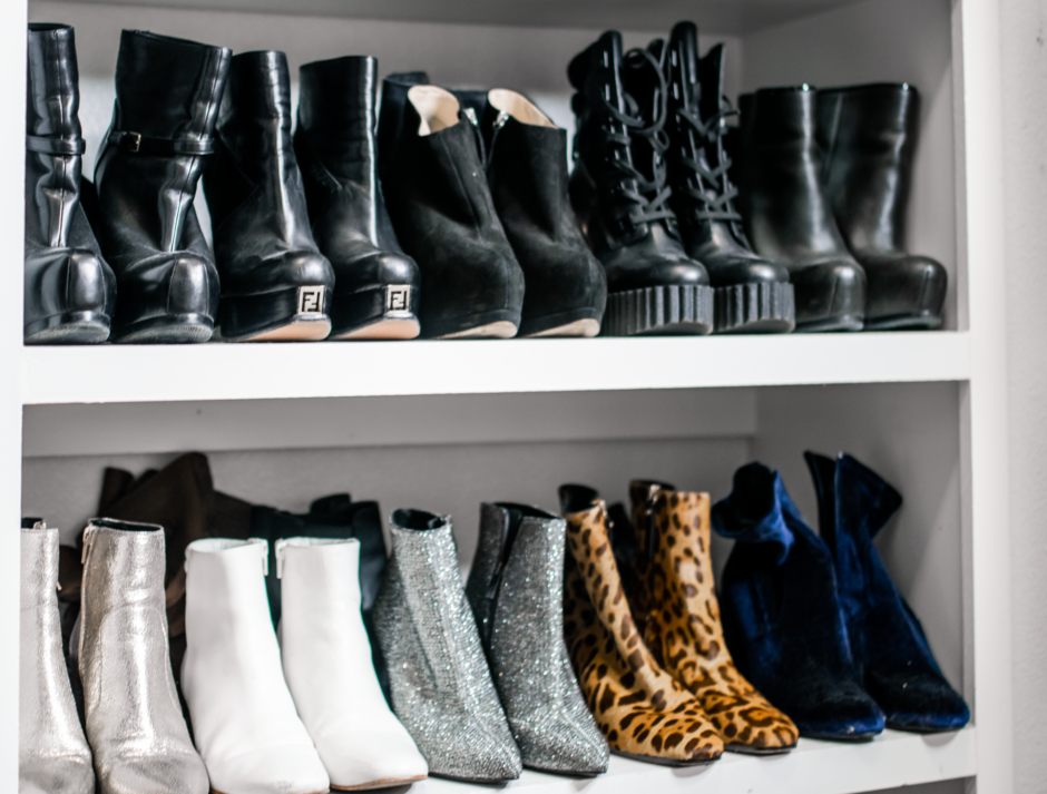 Closet boot organization tips
