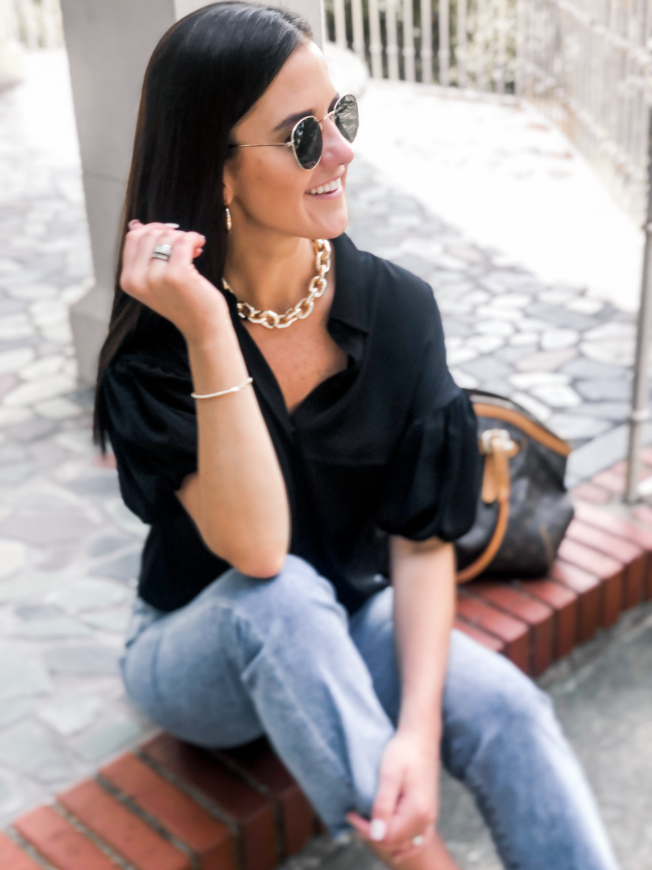 Chunky Chain Necklace Outfit