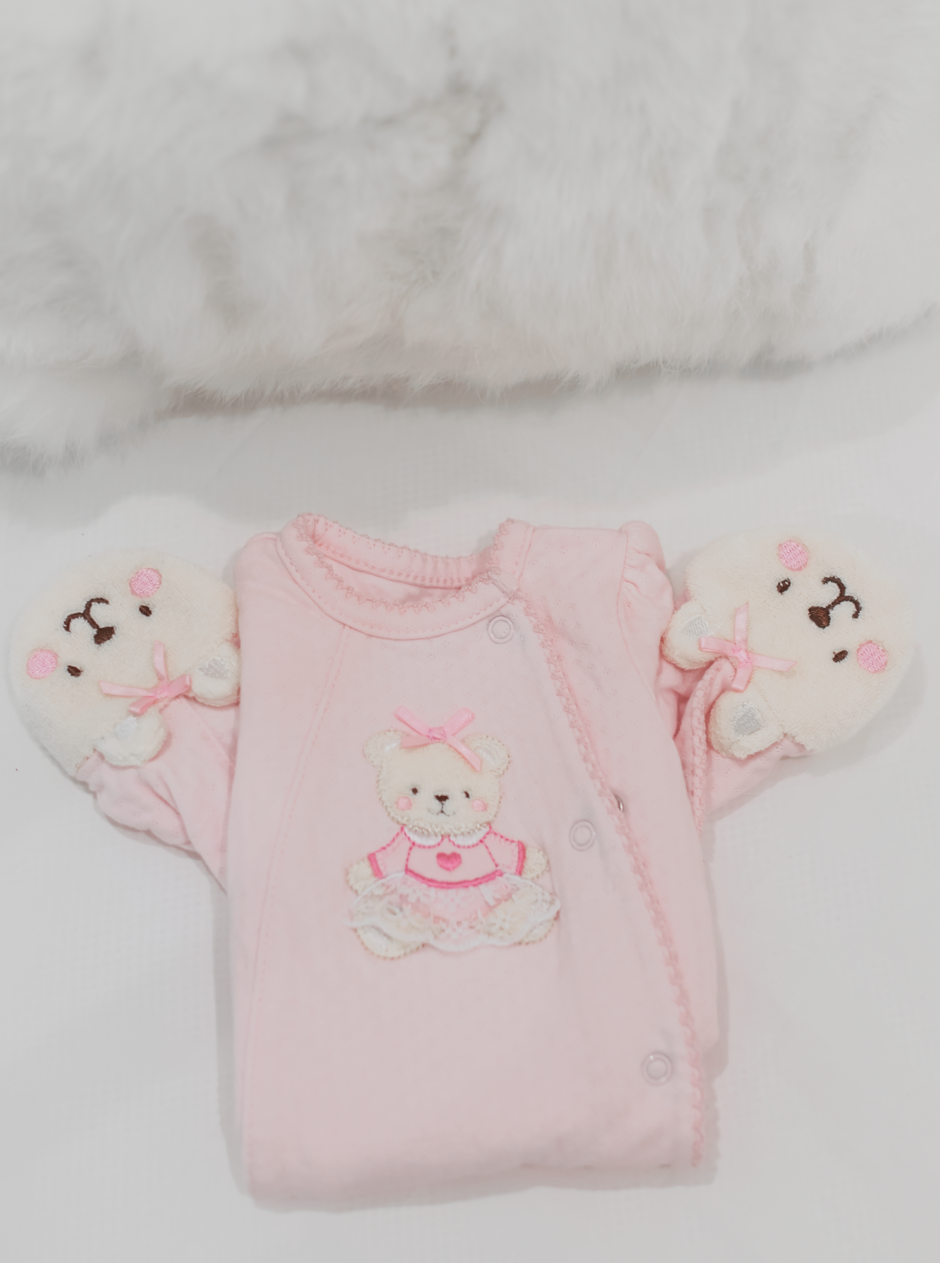 Teddy Bear Baby Outfit