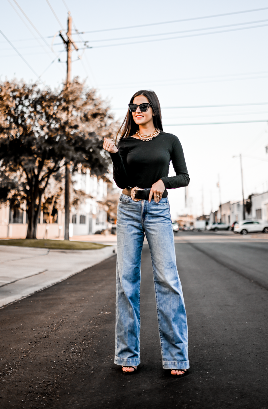 wide leg denim trends