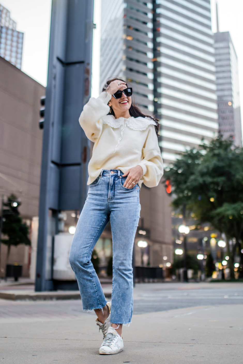 cropped express jeans