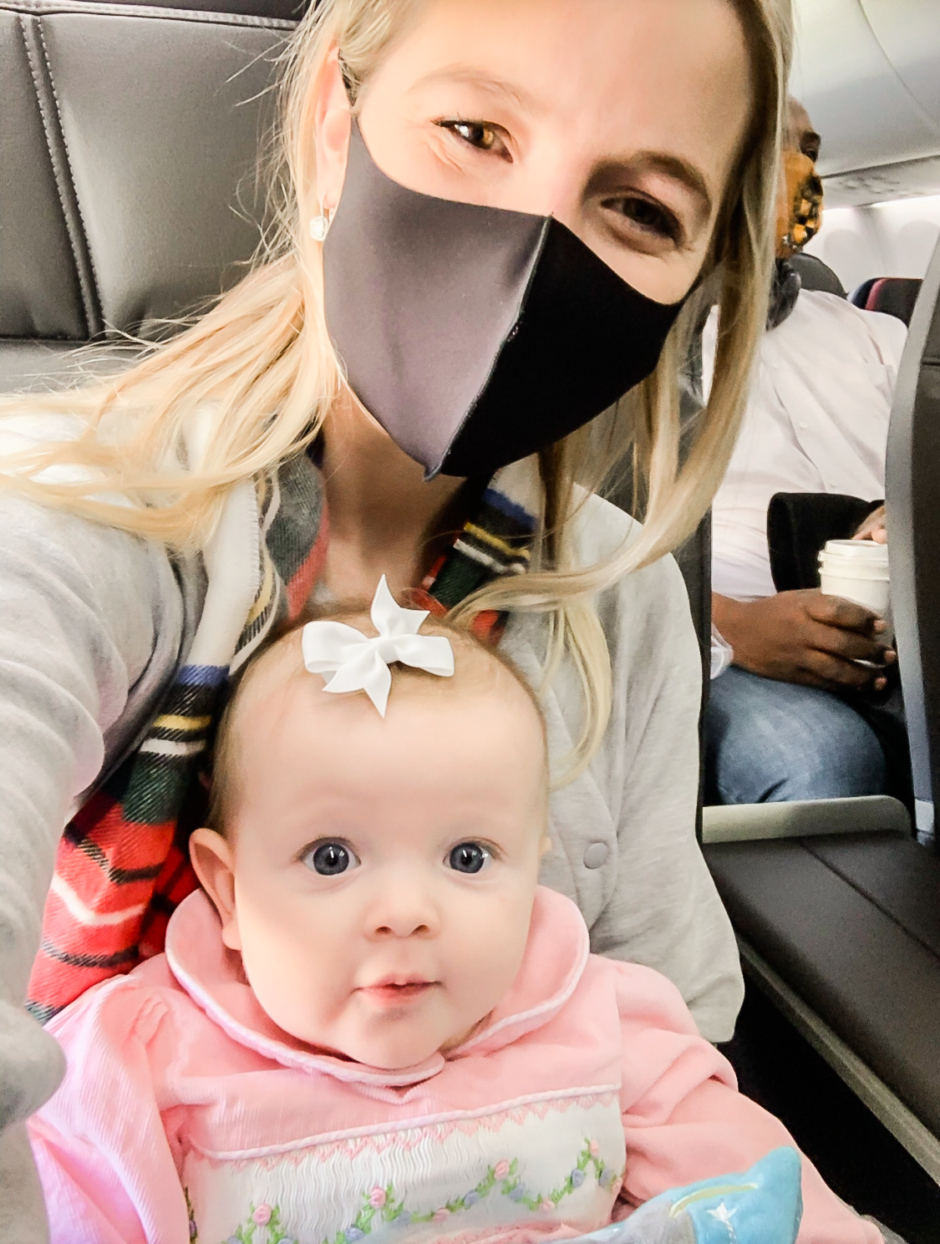 how to travel with a lap child