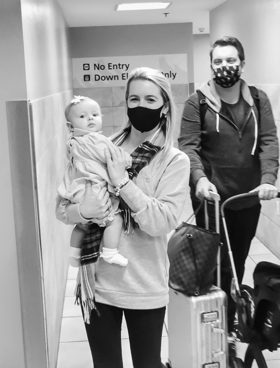 how to fly with a newborn