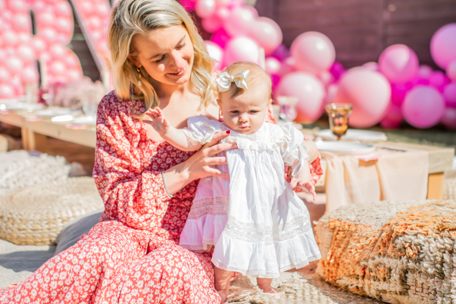 French hand sewn baby dress