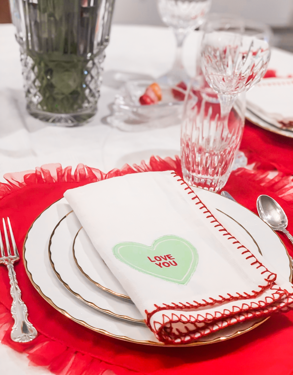 Valentine's Day Place Setting