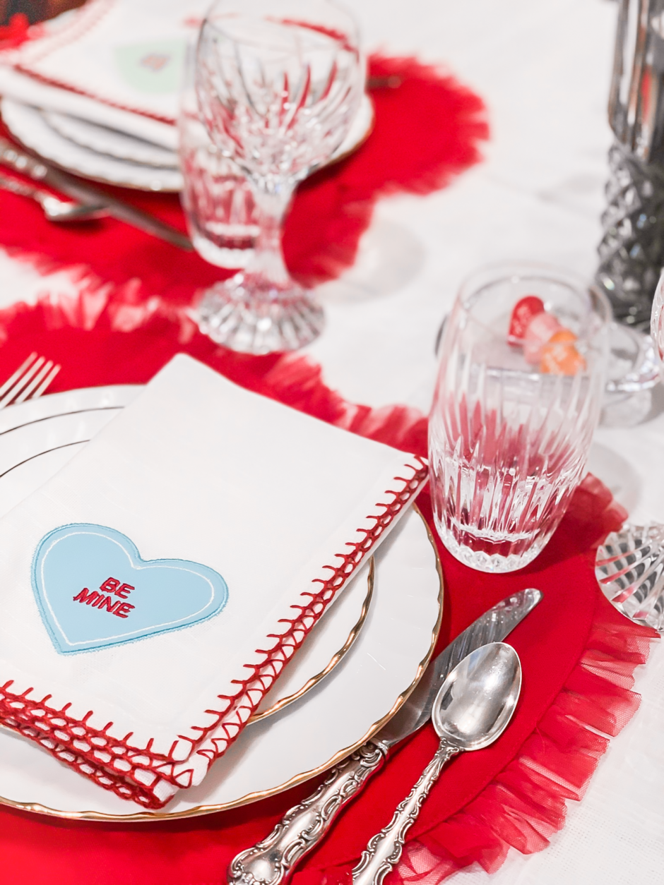 Valentine's Day Table Setting
