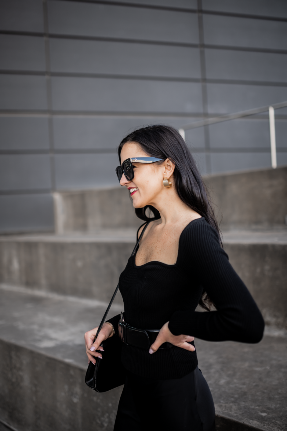 sweetheart neck sweater