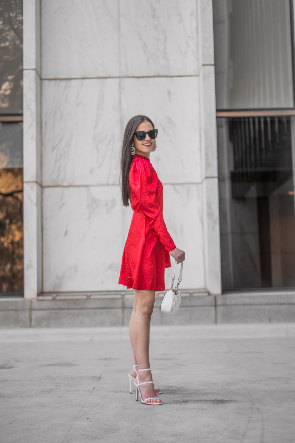 flirty red dress Flirty & Flare Red Dress, L