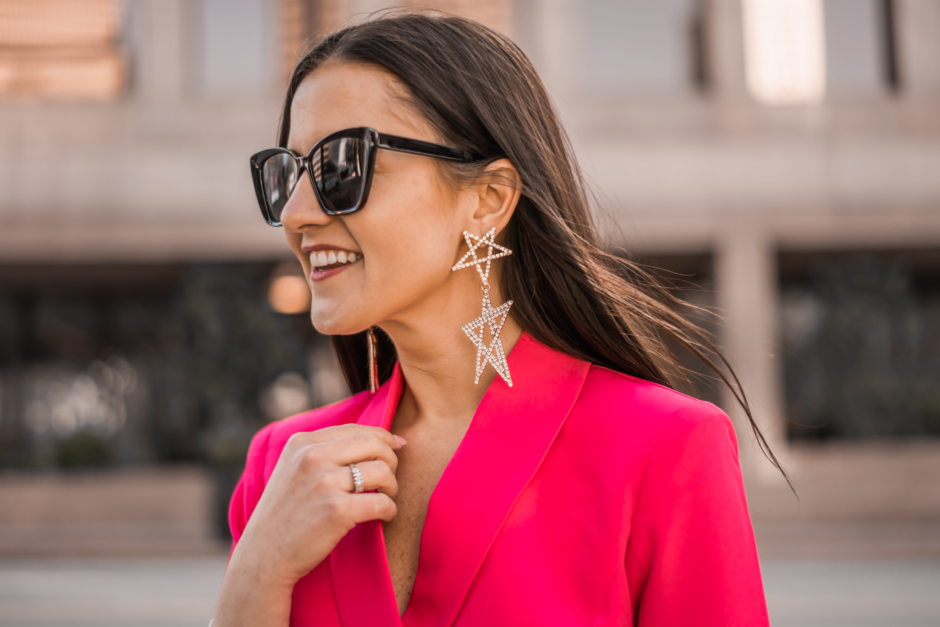 star statement earrings