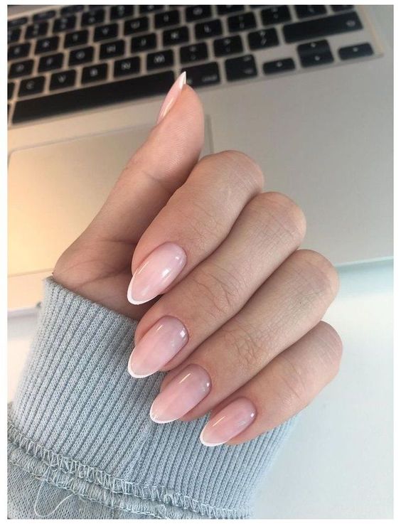 french almond nails
