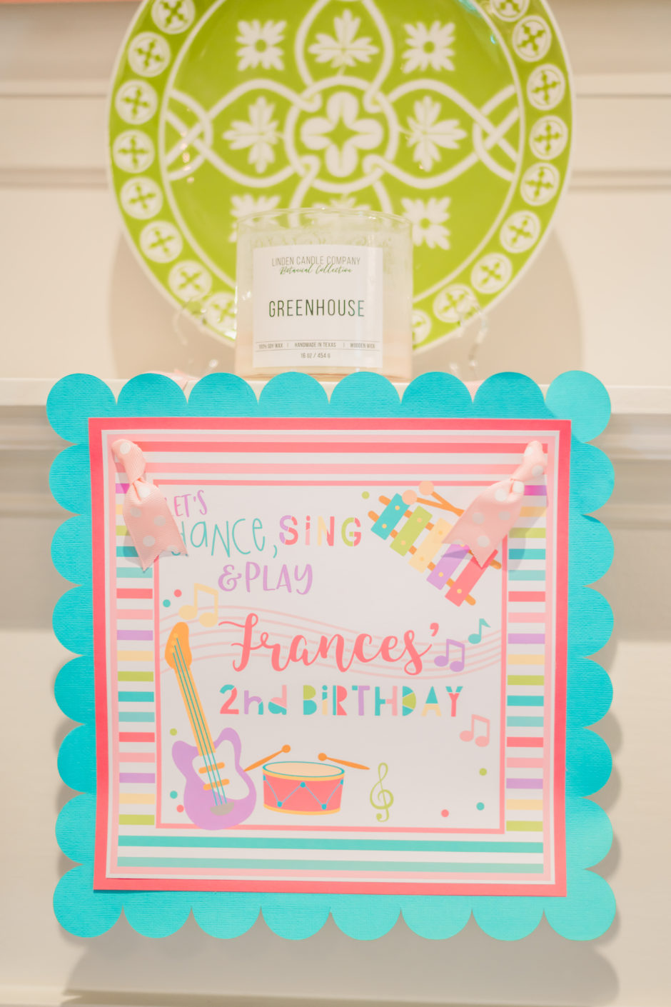 music themed birthday party