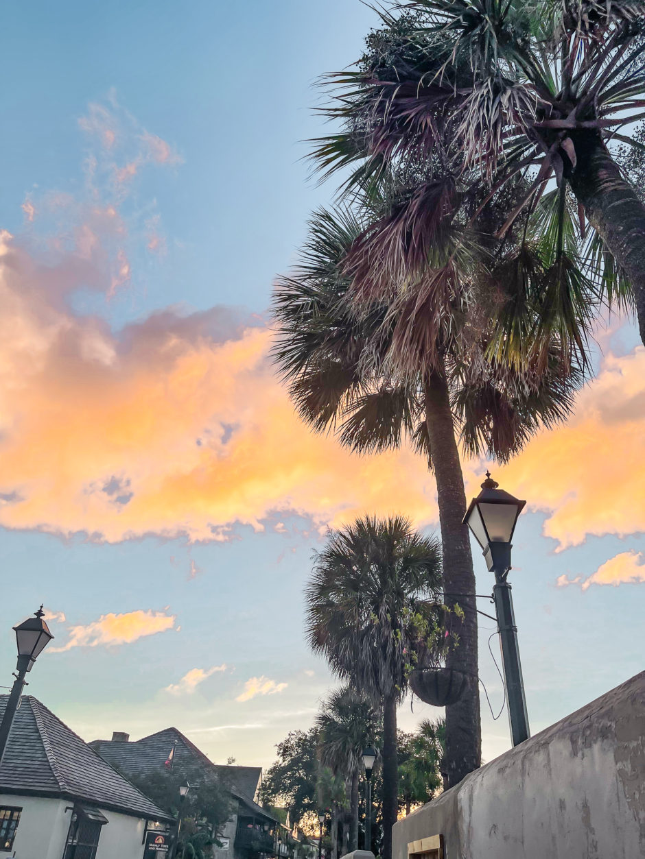 St Augustine sunset